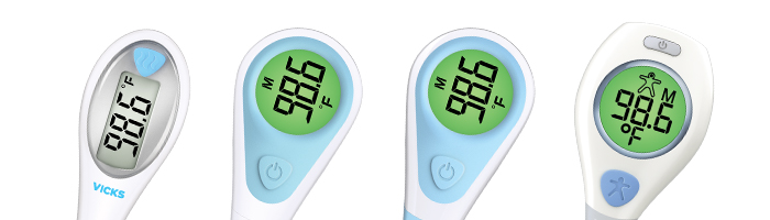 Vicks Baby Rectal Thermometer Baby Thermometer for Rectal Temperature,  Short and Flexible Tip with Fast Read Times and Large Digital Display